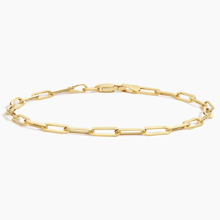 paperclip chain bracelet