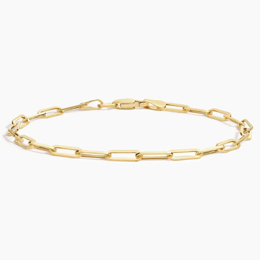 paperclip chain bracelet